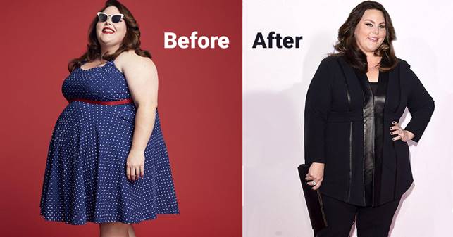 chrissy metz weight loss before and after