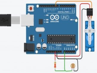 arduino control servo with photoresistor
