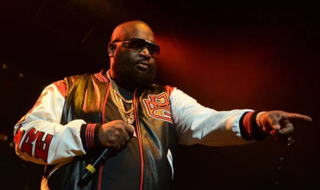 Rick Ross in the musical performance