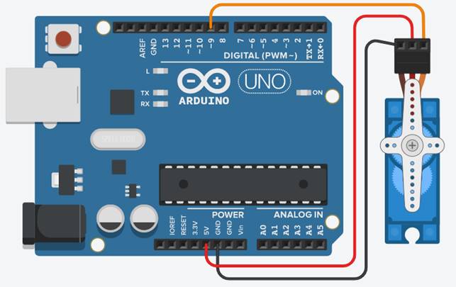RC Servo connect with Arduino