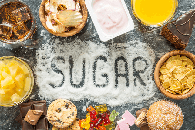 Sugar is one of the 5 foods to avoid during weight loss