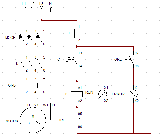 2 wire start stop diagram