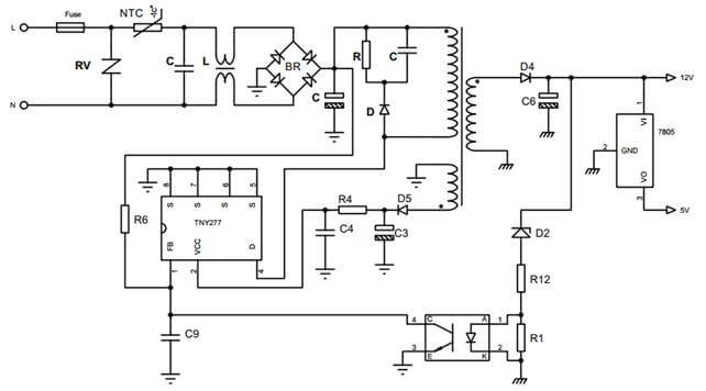 Gree mono air conditioner power supply circuit diagram