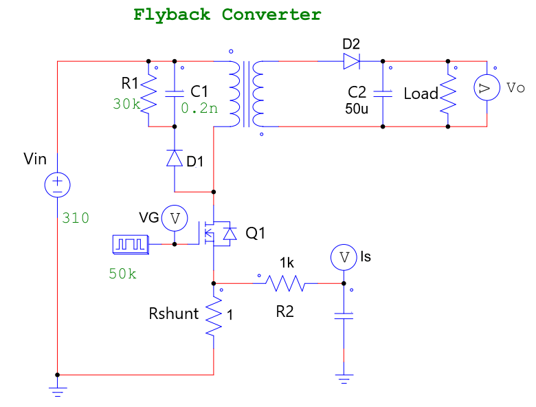 flyback converter circuit